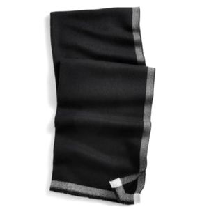 Alfani Mens Scarf Black & Silver